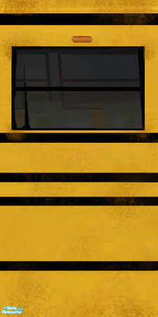 Sims 2 — Yellow Bus Living Panel4 Repeat by DOT — Yellow Bus Living Panel4 Repeat Yellow Bus Living. Roof Meshes by FA