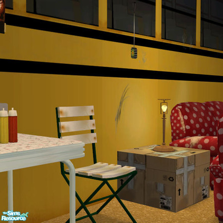 Sims 2 — Patio Plastic Bus Yellow by DOT — Patio Plastic Bus Yellow Yellow Bus Living. Yellow Bus Living \'Do It Yourself