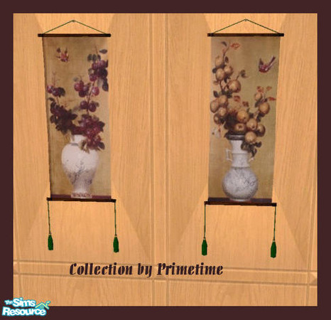 Sims 2 — Primetime's Winter Blossoms Fruit by Primetime024 — This set includes 2 fruit prints that I thought would look