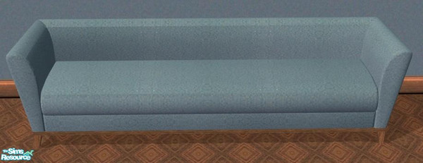 Sims 2 — NK Mallory Cadet Blue LR - Sofa Legs by MoMama — The dark teak wood legs for this sofa. You need the mesh from
