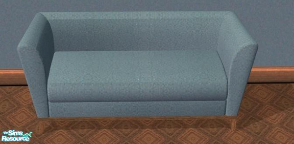 Sims 2 — NK Mallory Cadet Blue LR-Lovest Fab  by MoMama — The fabric for this Cadet Blue loveseat.