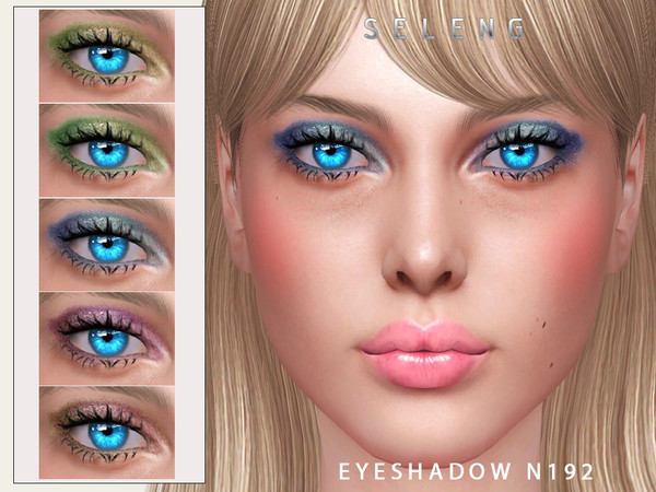 Sims 4 — Eyeshadow N192 by Seleng — The eyeshadow has 19 colours and HQ compatible. Allowed for teen, young adult, adult