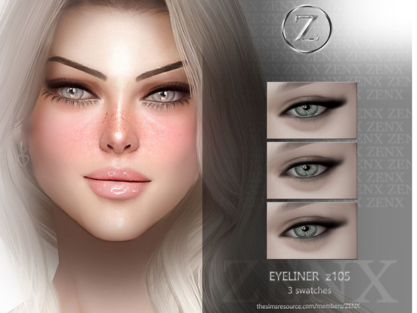 Sims 4 — EYELINER Z105 by ZENX — Base Game