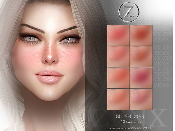 Sims 4 — BLUSH Z199 by ZENX — Base Game
