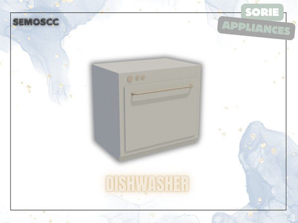 Sims 4 — [SCC] Sorie Dishwasher by semoscc — Refrigerator