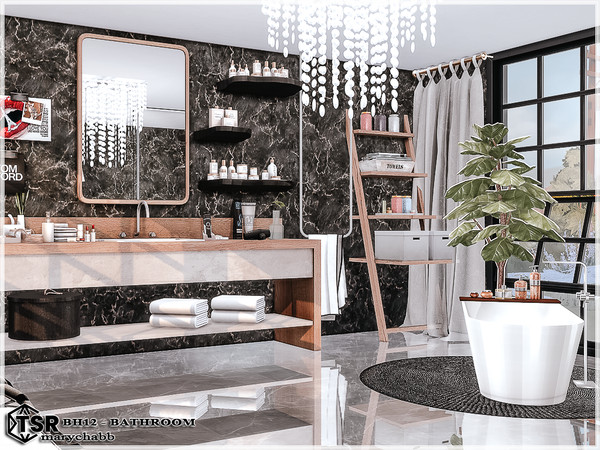 Sims 4 — BH12 - Bathroom by marychabb — I present a room - Bathroom. Room is fully equipped.