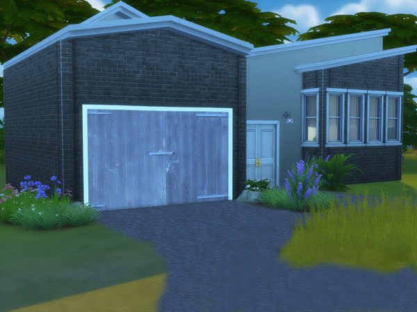 Sims 4 — Garage Doors Old Wooden One by Angela — Garage Doors set, Old wooden door. Decorative ONLY! can also be used as