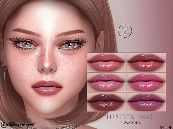 Sims 4 — LIPSTICK Z643 by ZENX — Base Game