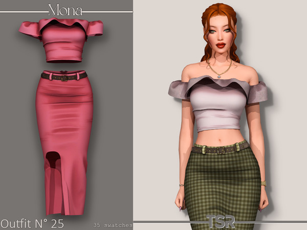 Sims 4 — Outfit_25 by Mona — -New mesh-