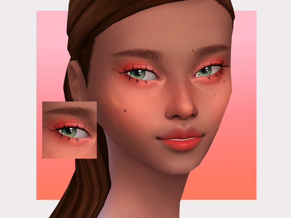 Sims 4 — Summer Powder Eyeshadow by Sagittariah — base game compatible, 10 swatches, properly tagged, enabled for all