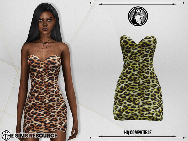 Sims 4 — Deborah Dress by ForLima — 5 Colors