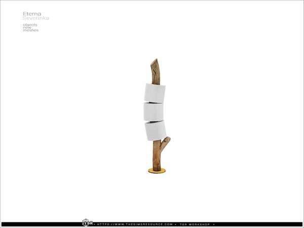 Sims 4 — Eterna - toilet paper by Severinka_ — Set of objects for decorating a batroom in the style of coastal. Part I.