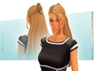 Sims 4 — Cierra Hairstyle - Style 8 by simcelebrity00 — This side parted half up long-length hairstyle comes in the EA 24