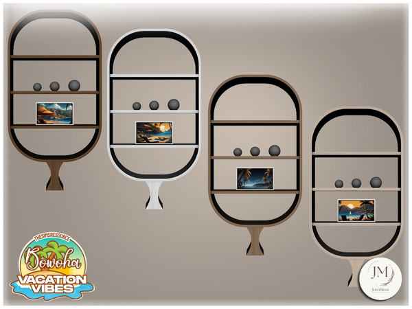 Sims 4 — Jomsims VacationVibes Bowoha garden dining furniture by jomsims — brings tropical elegance to your Sims'