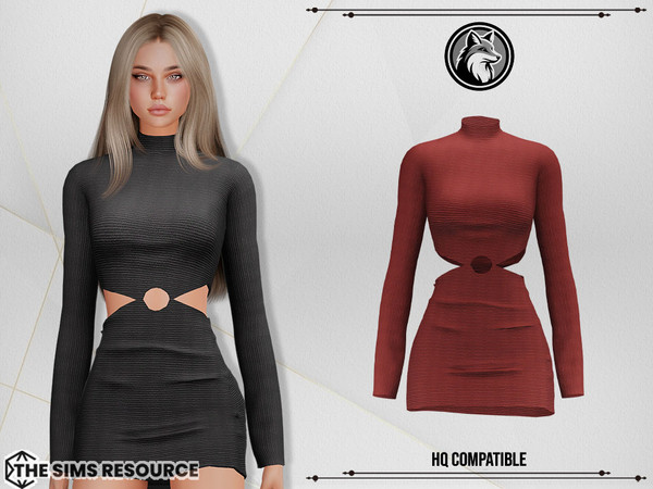 Sims 4 — Lucy Dress by ForLima — 6 Colors