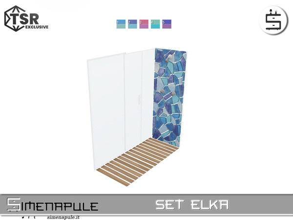 Sims 4 — [SeN4] Set Elka - Shower by Simenapule — Set Elka Set Elka Set Elka Set Elka