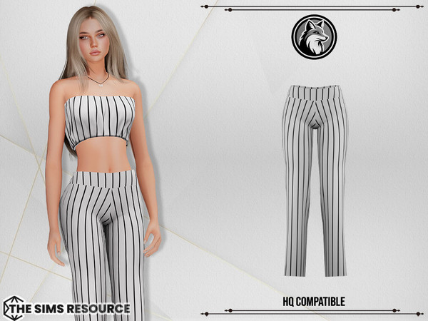 Sims 4 — Kara Set Pants by ForLima — HQ Compatible