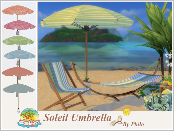 Sims 4 — Philo_Soleil Umbrella by philo — This set includes: