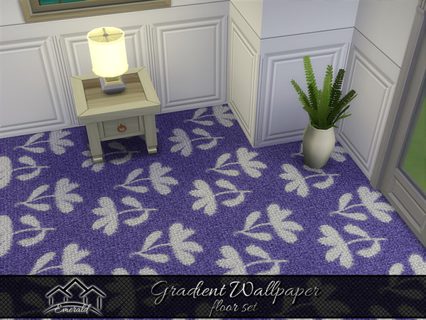 Sims 4 — Gradient Wallpaper floor5 by Emerald — Create a tons of happiness and positivity and add a brightly colored to