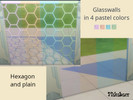 Sims 4 — Glasswall Recolors in pastel by makabaer — I haven't checked if it has been done already. I just wanted these