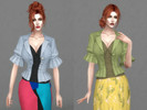 Sims 4 — Pixie Dust Jacket and Cami by BraverrinDesigns — Magically mix and match your separates! This altered and