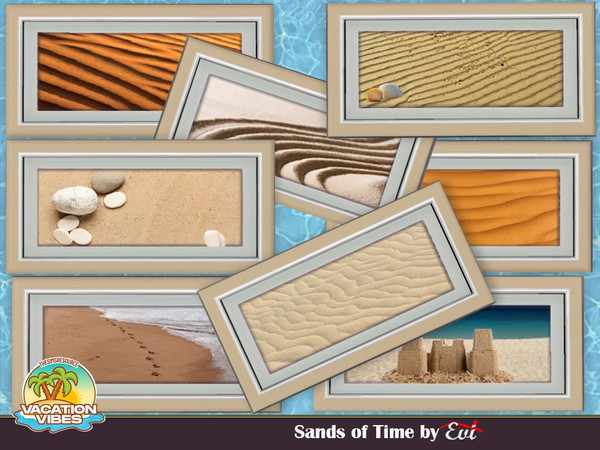 Sims 4 — Sands of time by evi — Summer decoration for all weather houses