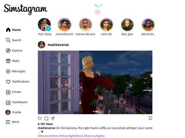 Sims 4 — Rose Moments by Maycerise — A moment of quiet confidence. This pose captures a Sim lost in thought, standing by