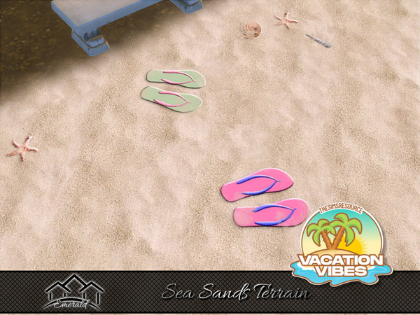 Sims 4 — Sea Sands 4 by Emerald — Sea sand is a type fine grained sediments that is found along the shoreline of oceans.