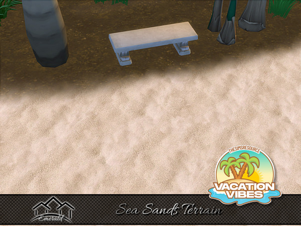 Sims 4 — Sea Sands 5 by Emerald — Sea sand is a type fine grained sediments that is found along the shoreline of oceans.