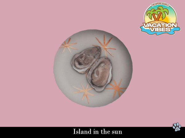 Sims 4 — Island in the sun - Oysters by siomisvault — Hello out there! This is my Island in the sun set, based on a chic