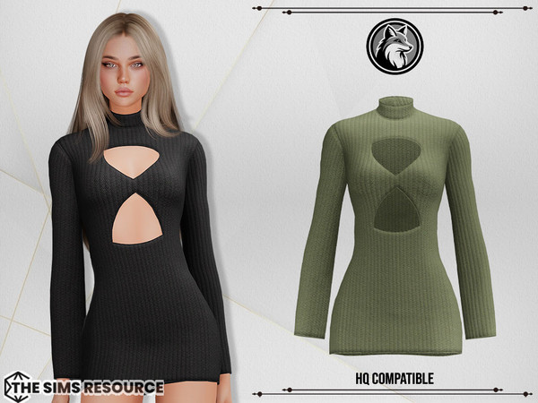 Sims 4 — Aria Dress by ForLima — 6 Colors