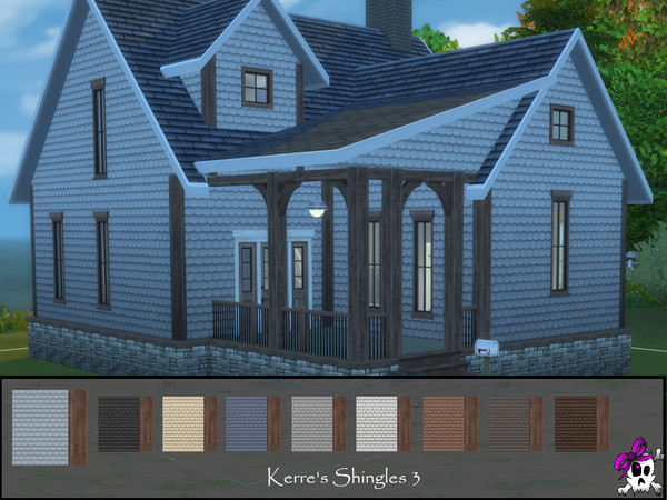 Sims 4 — Kerre_c&dShingles3.package by Kerre2215 — The Shingles from Cats & Dogs with Horse Ranch wood trims