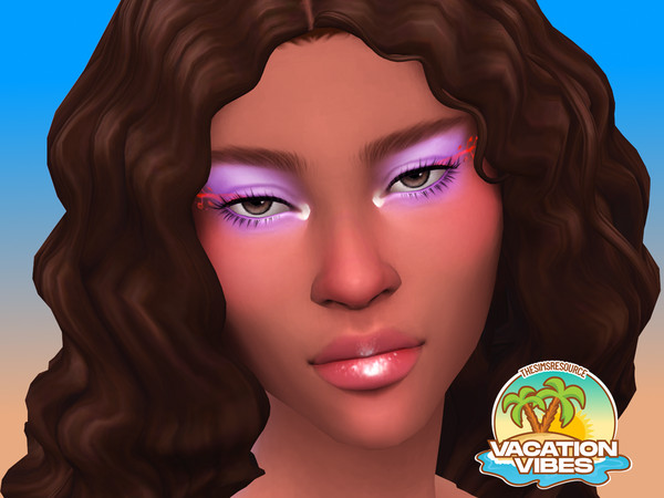 Sims 4 — Vacation Vibes Sweet Hibiscus Blush by Sagittariah — base game compatible, 5 swatches, properly tagged, enabled