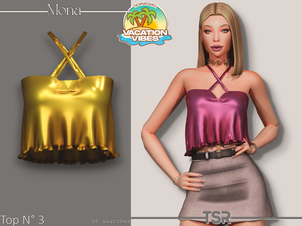 Sims 4 — VacationVibes_Top_3 by Mona — -New mesh-