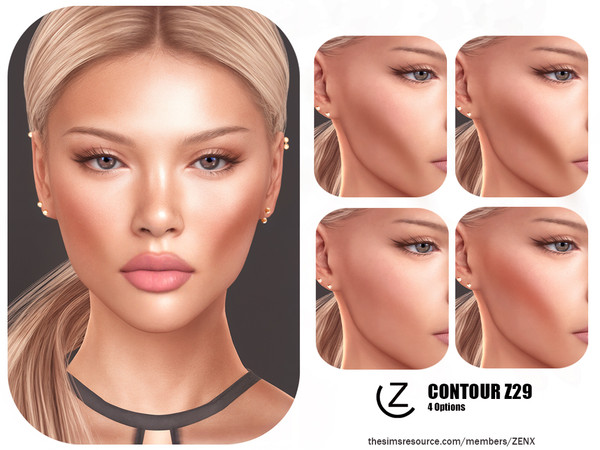 Sims 4 — CONTOUR Z29 by ZENX — All Age