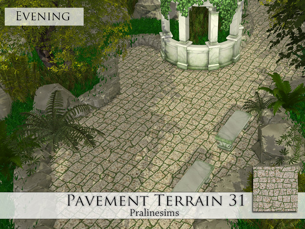 Sims 4 — Pavement Terrain 31 by Pralinesims — By Pralinesims