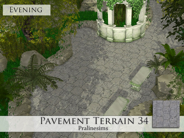 Sims 4 — Pavement Terrain 34 by Pralinesims — By Pralinesims