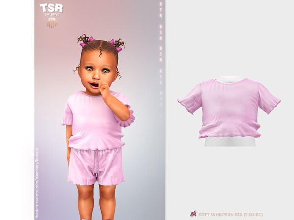 Sims 4 — InfantF - SOFT WHISPERS-620 (T-SHIRT) BD1578 by busra-tr — 10 colors Infant