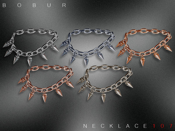 Sims 4 — Bobur Necklace 011P.package by Bobur2 — for female