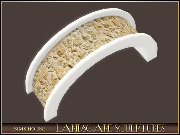Sims 4 — Sims House BRIDGE | LANDSCAPE SCULPTURES by Sims_House — LANDSCAPE SCULPTURES