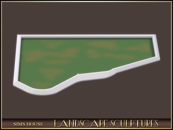 Sims 4 — Sims House FLAT LAWN | LANDSCAPE SCULPTURES by Sims_House — LANDSCAPE SCULPTURES