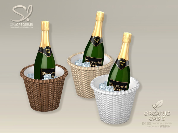 Sims 4 — Organic Oasis Hotel Suite - Sparkling Wine Toast Bucket MY WEDDING STORIES by SIMcredible! — And now after your