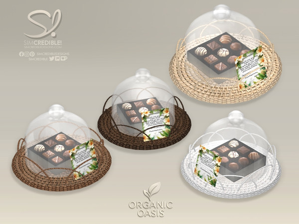 Sims 4 — Organic Oasis Hotel Suite - Welcome Amenity Complimentary Treat Gift Chocolate by SIMcredible! — And now after