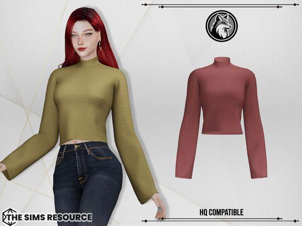 Sims 4 — Hannah Top by ForLima — 4 Colors