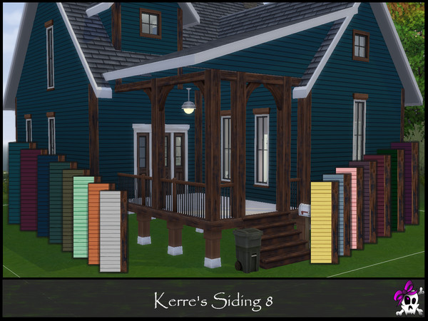 Sims 4 — Kerre's Siding by Kerre2215 — My own recolor of siding with wood trim