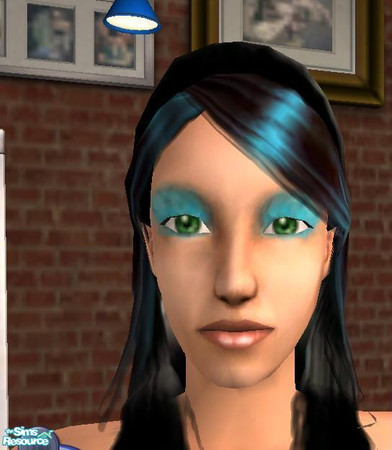 Sims 2 — Peacock Eyeshadow by shockstar — Peacock Eyeshadow