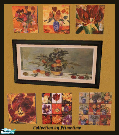 Sims 2 — Primetime's Bobbie Burgers Prints by Primetime024 — This set contains 7 beautiful prints by Artist Bobbie