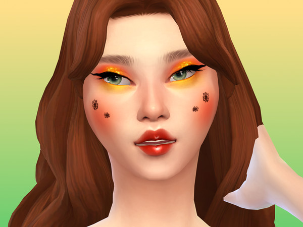 Sims 4 — Sunflower Bloom Birthmarks by Sagittariah — base game compatible, 3 swatches, properly tagged, enabled for all