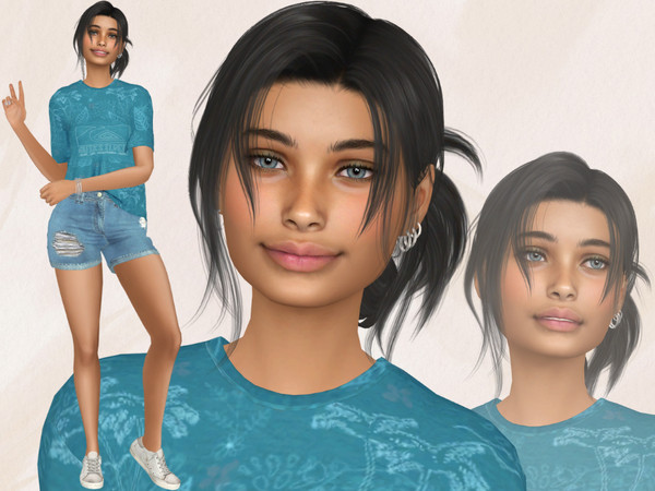Sims 4 — Emilee Pederson by grinchk7 — (Teen Sim) If you want the Sim to look the same as in the pictures you need to