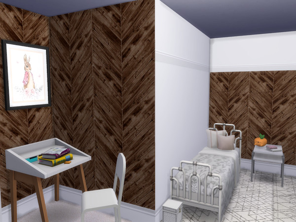 Sims 4 — Madison Wood Wall LLS by lavilikesims — 4 Wall set that compliment each other, full wood wall, 3 quarter, wall